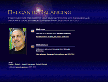 Tablet Screenshot of belcanto-balancing.com
